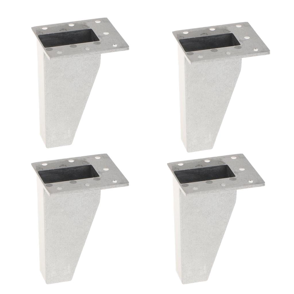 4Pcs Metal Furniture Sofa Leg Anti-damp Feet for Couch Chair Cabinet 10cm