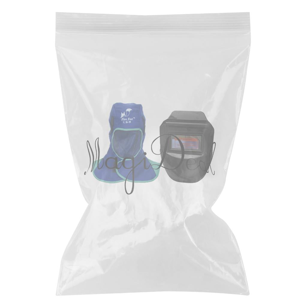 Adjustable Welding Helmet & Safey Helmet Welding Neck Protective Blue set