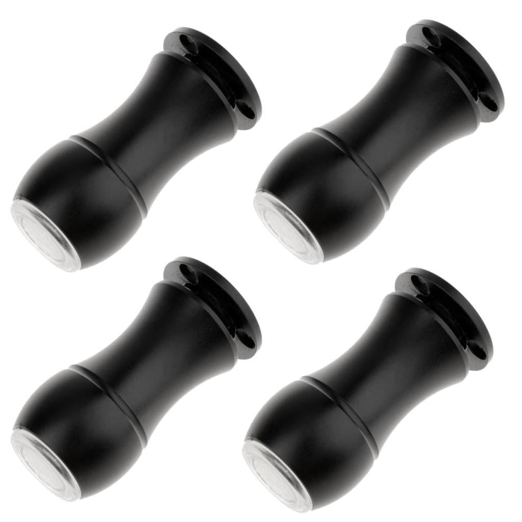 4Pcs Aluminum Furniture Plinth Sofa Leg Anti-damp Feet for Couch Cabinet Black