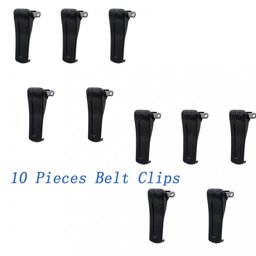 10Pieces Belt Clip for BaoFeng BF-666s 777S 888s Two-way Radio Walkie Talkie