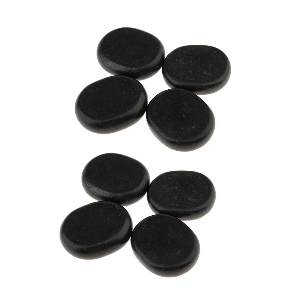 8pcs/ lot Large Hot Spa Rock Basalt Stones Massage Natural Stone 6*5cm