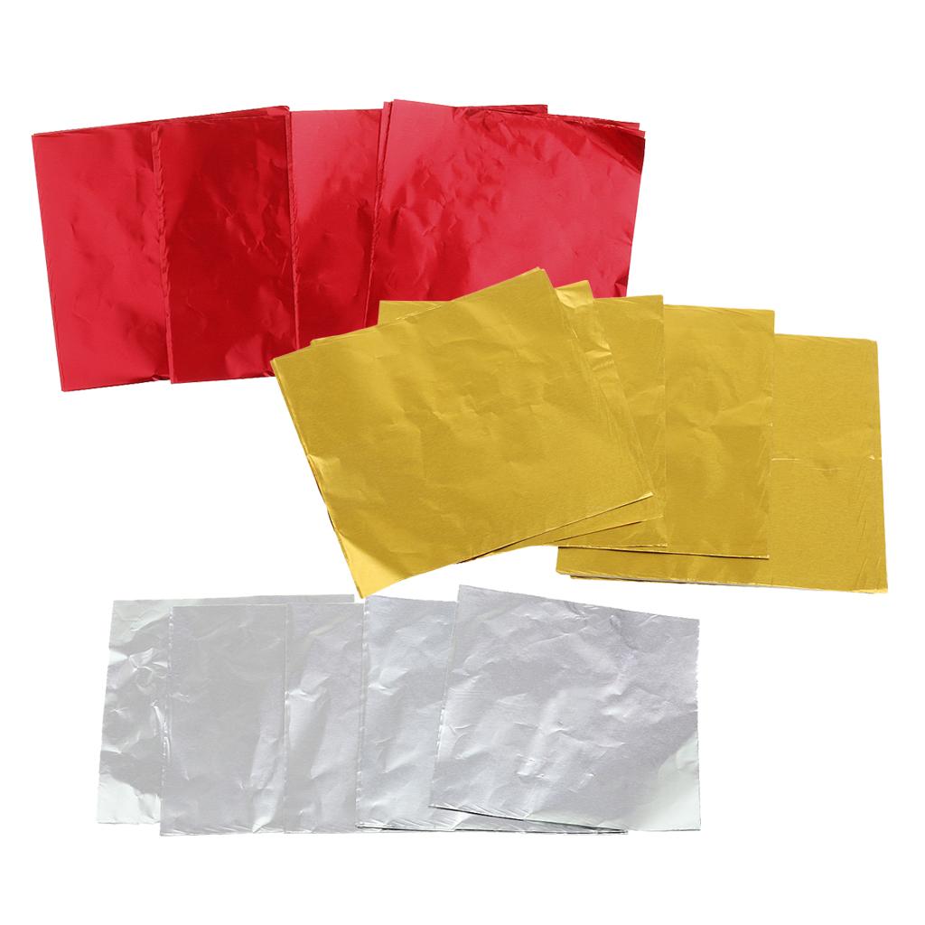 300 Pieces Foil Wrappers Package for Sweets Candy Chocolate Lolly 8x8cm