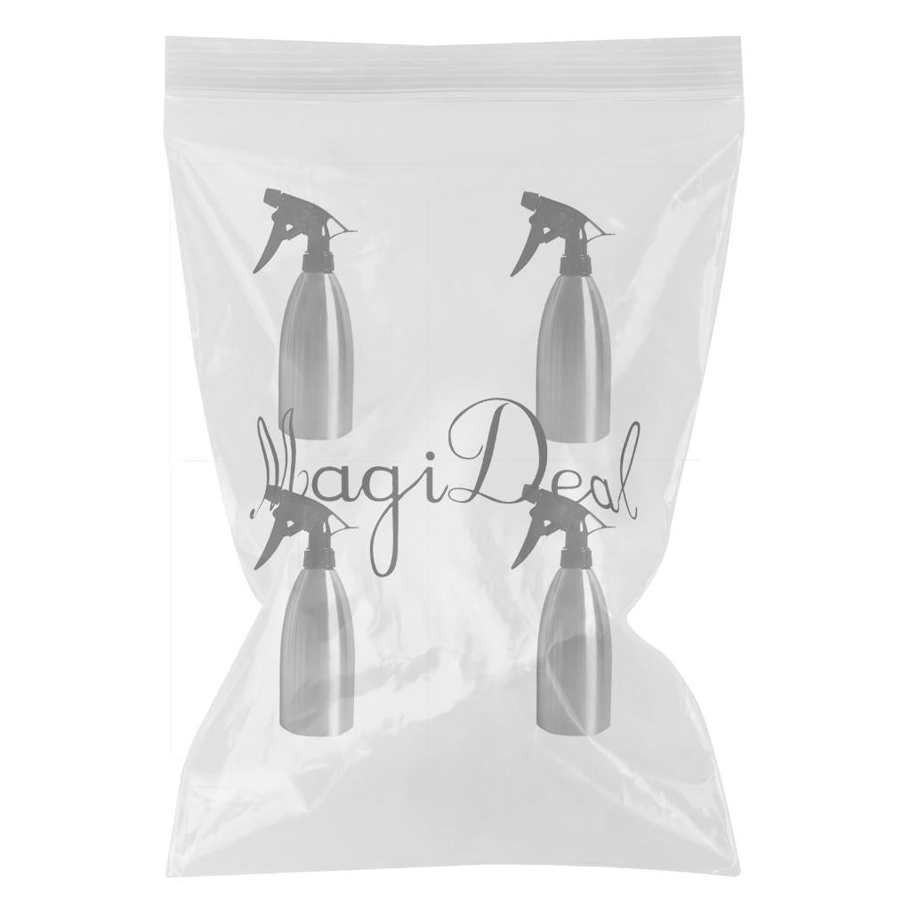 500ml Gardening Tool Stainless Steel Watering Can Plant Spray Bottle Silver