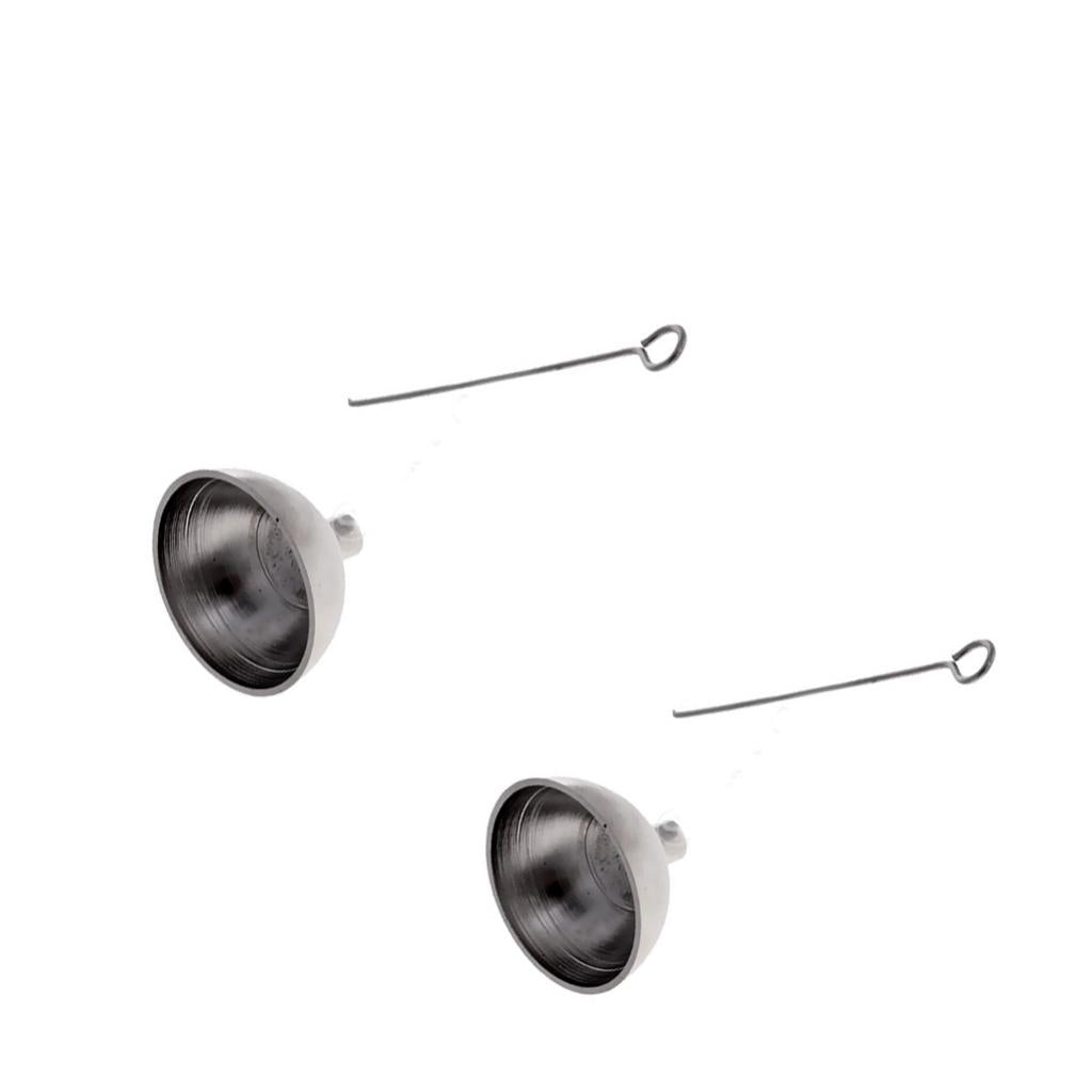 2 Pieces Steel Mini Funnel for Essential Oil Bottles Cremation Funnel Kit