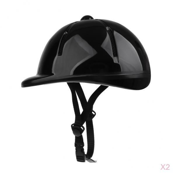 2pcs Children Kids Adjustable Horse Riding Hat/Helmet Head Protective Gear