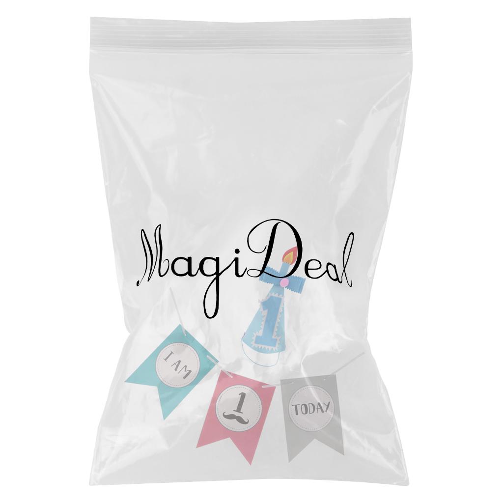 Baby 1st Birthday Party Cone Hat +I AM 1 TODAY Chair Banner Party Decoration
