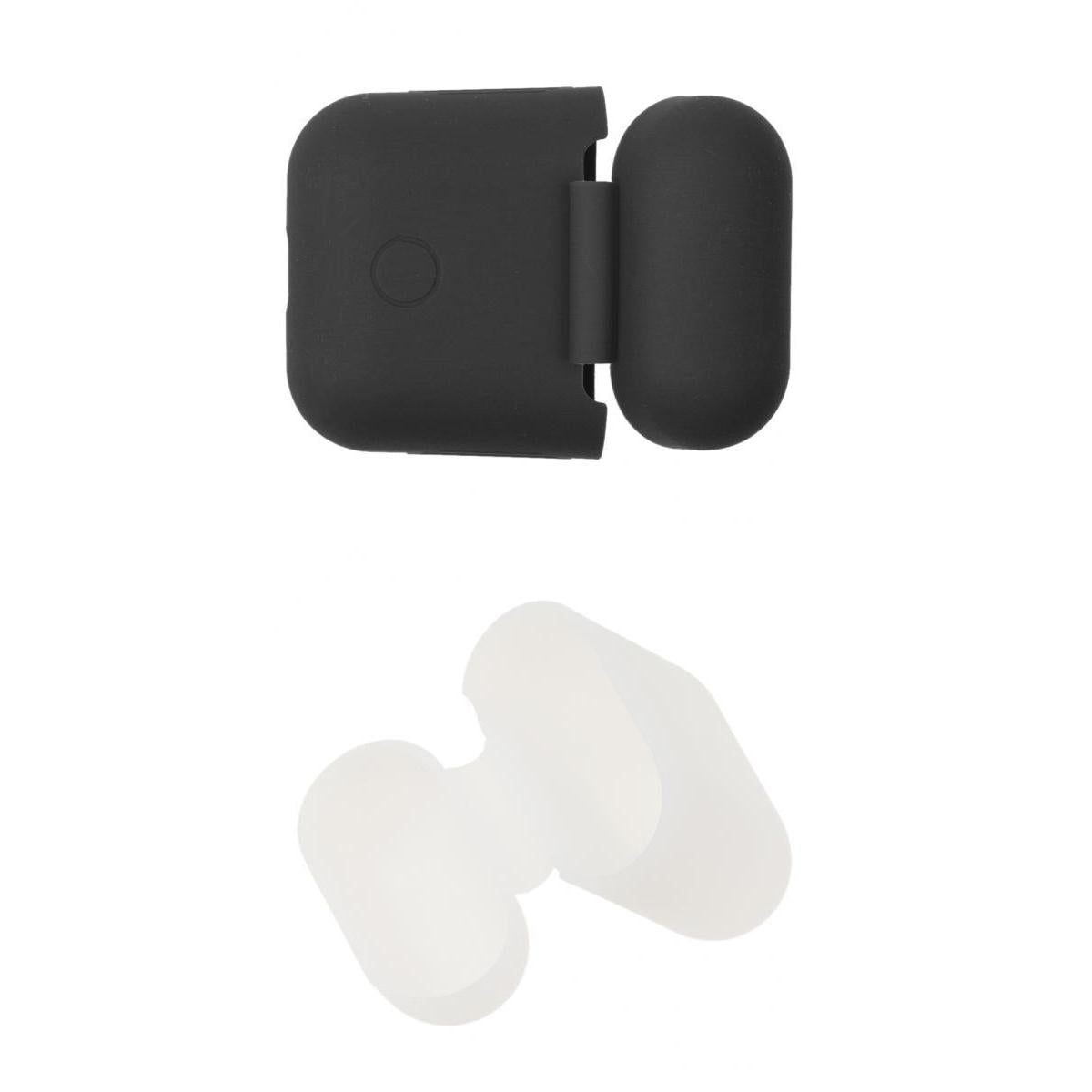2pcs Silicone Case Cover Skin Pouch for AirPods Earphones Charging Box