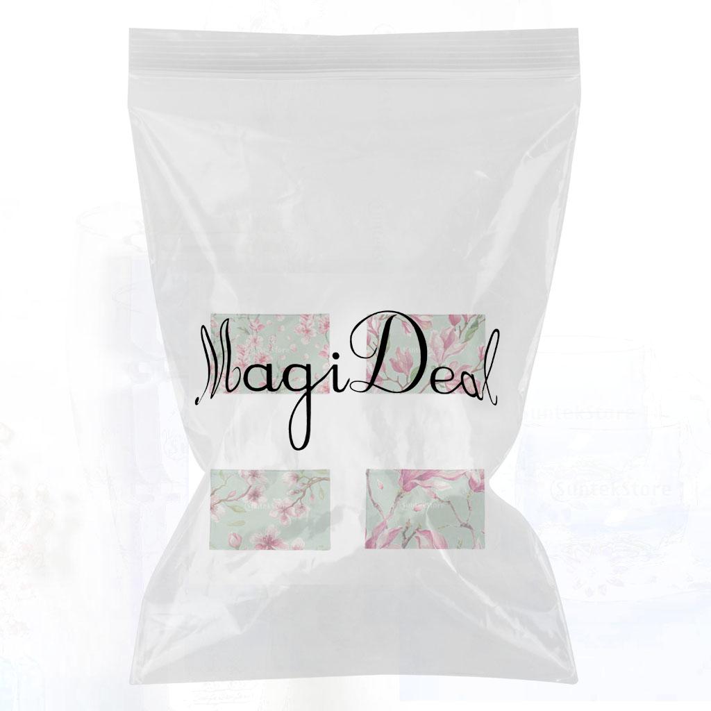 4Pieces Cotton Linen Floral Heat Insulated Placemats Dining Table Place Mats