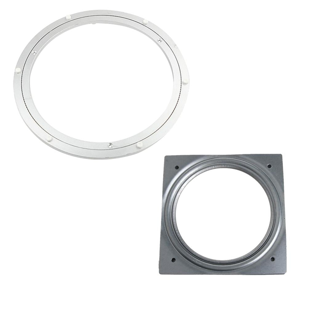 6inch+8 inch Full Ball Bearing Swivel Plate Lazy Susan Turntable TV Rack