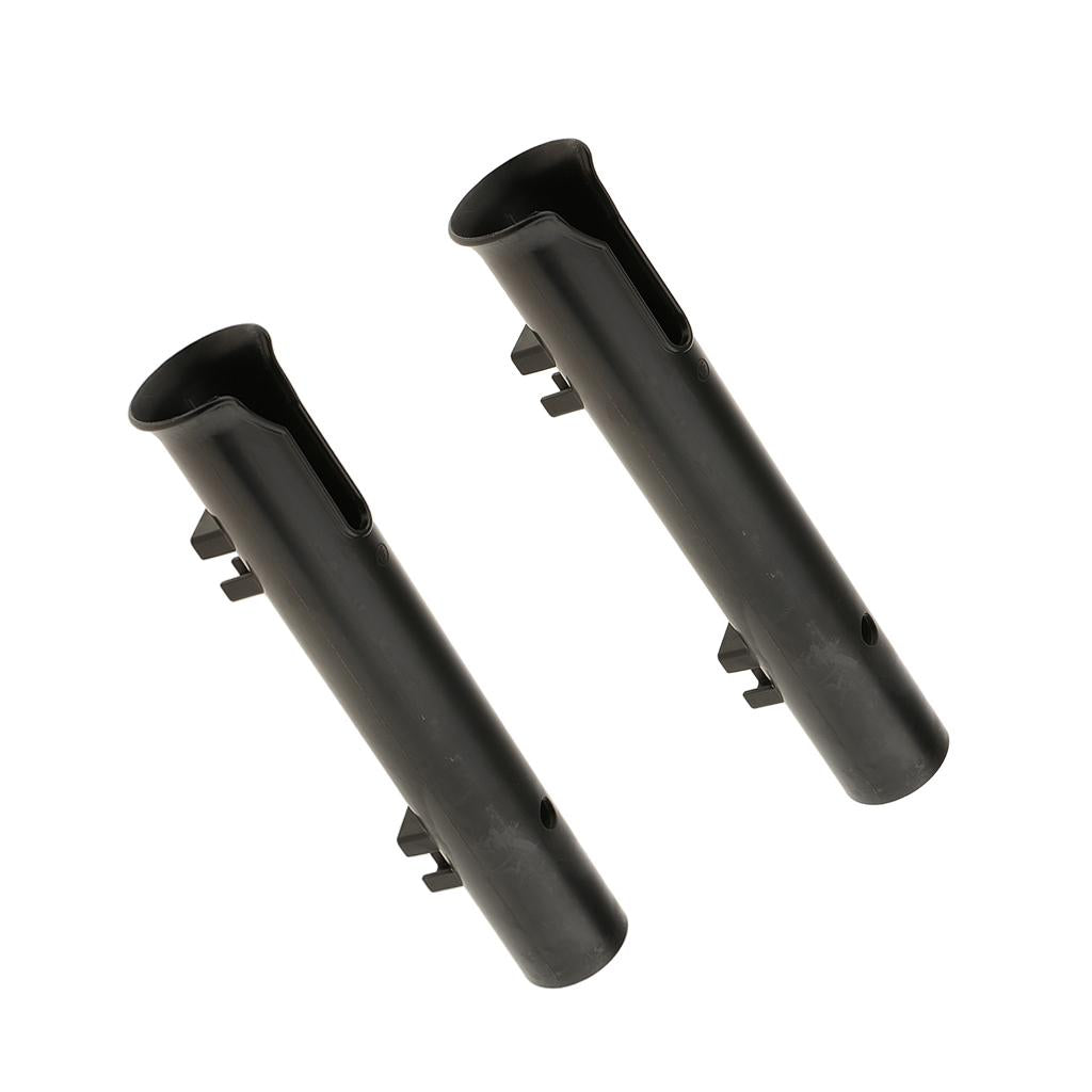 2Pcs Boat Fishing Rod Holder Stand Pole Bracket Flush Mount Rod Rack 1 Tube