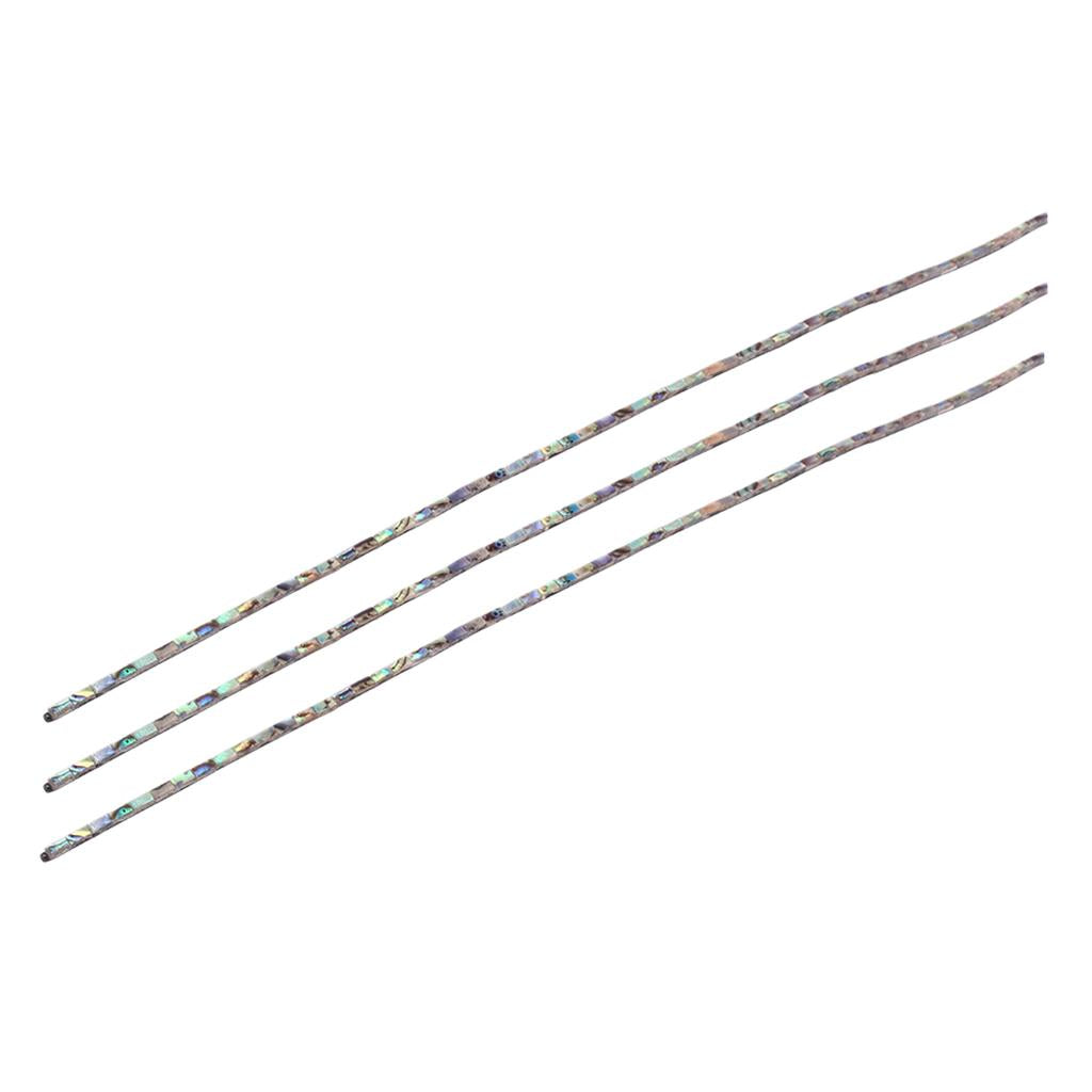 3x/Set Shell Guitar Binding Purfling Strip 795x2x1.6mm for Mandolin