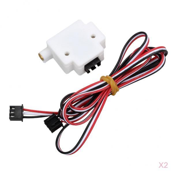 2 Pieces 3D Printer Part Detection Module for 1.75mm Filament Monitor Sensor