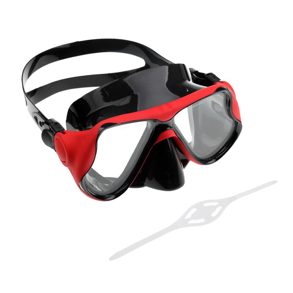 Adult Silicone Scuba Diving Snorkeling Mask with Dive Mask Strap Replacement