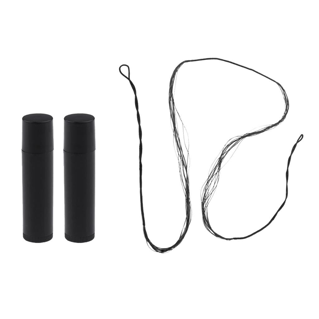 Archery 57inch 12 Strand Bow String for Recurve Long Bow + Bowstring Wax