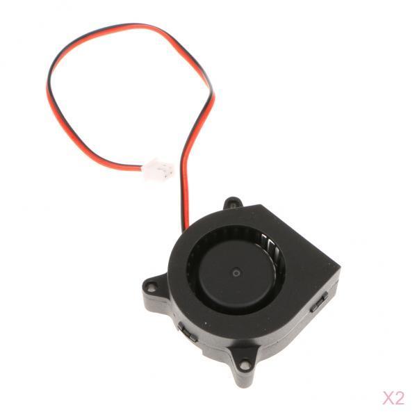 2pcs 2Pin 12V Blower Fan 4020 40X40x20mm Good for Cooling Down 3D Printer