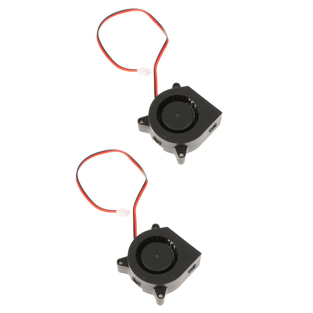 2pcs 2Pin 12V Blower Fan 4020 40X40x20mm Good for Cooling Down 3D Printer