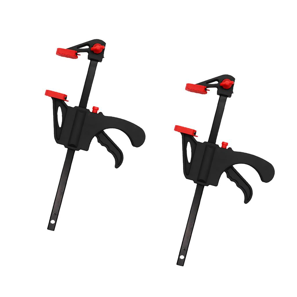 2Pieces F Woodworking Clamp Clip Heavy Duty Woodwork Tool Clamp Random Color