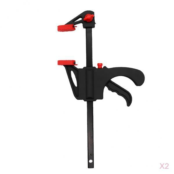 2Pieces F Woodworking Clamp Clip Heavy Duty Woodwork Tool Clamp Random Color