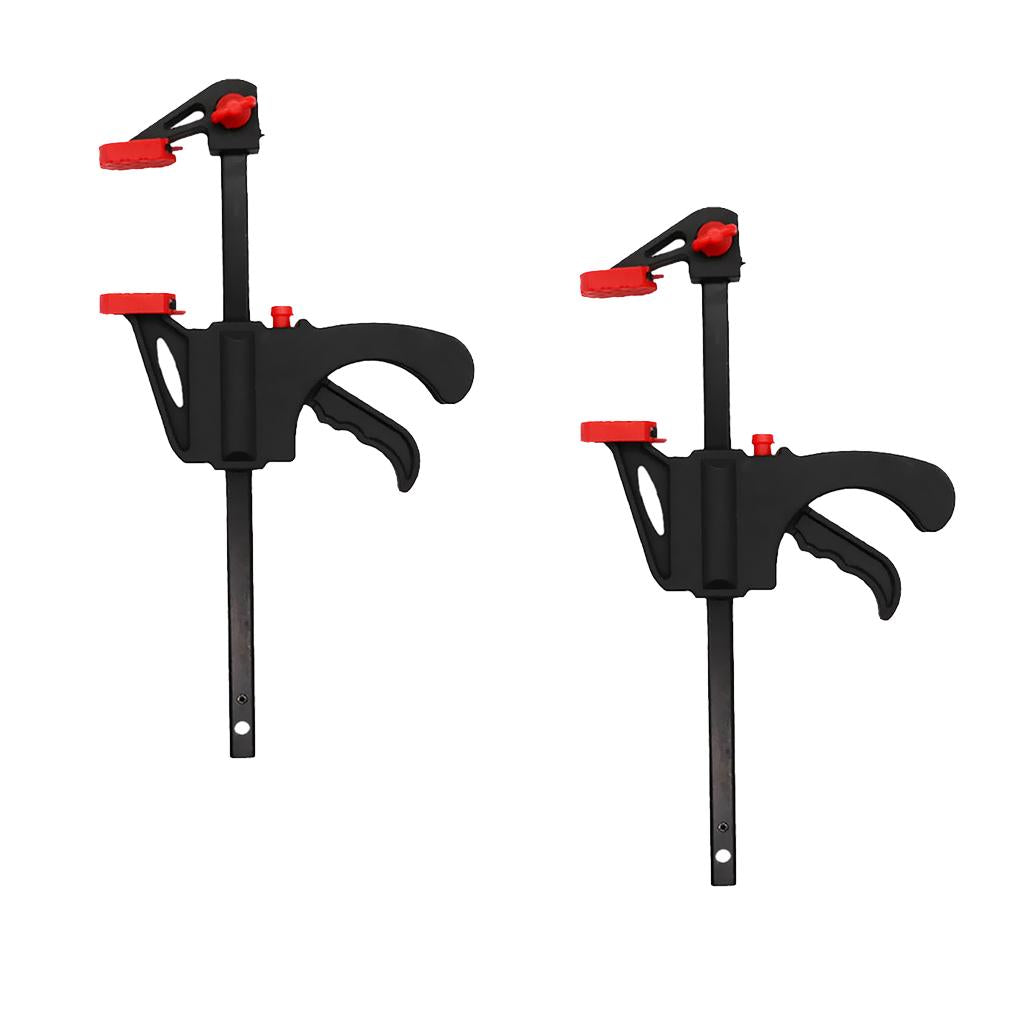 2Pieces F Woodworking Clamp Clip Heavy Duty Woodwork Tool Clamp Random Color