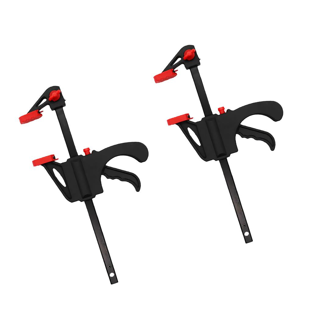 2Pieces F Woodworking Clamp Clip Heavy Duty Woodwork Tool Clamp Random Color