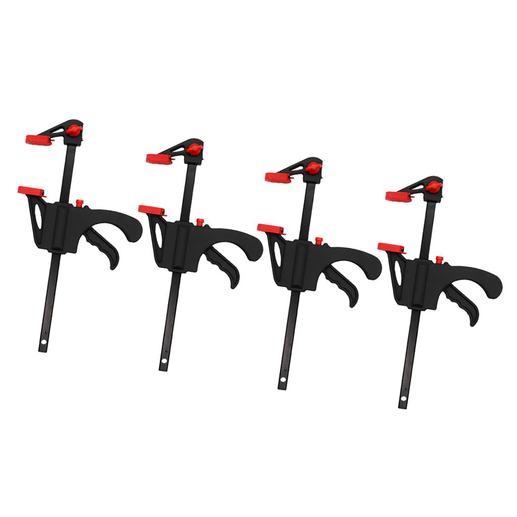 4Pieces F Woodworking Clamp Clip Heavy Duty Woodwork Tool Clamp Random Color
