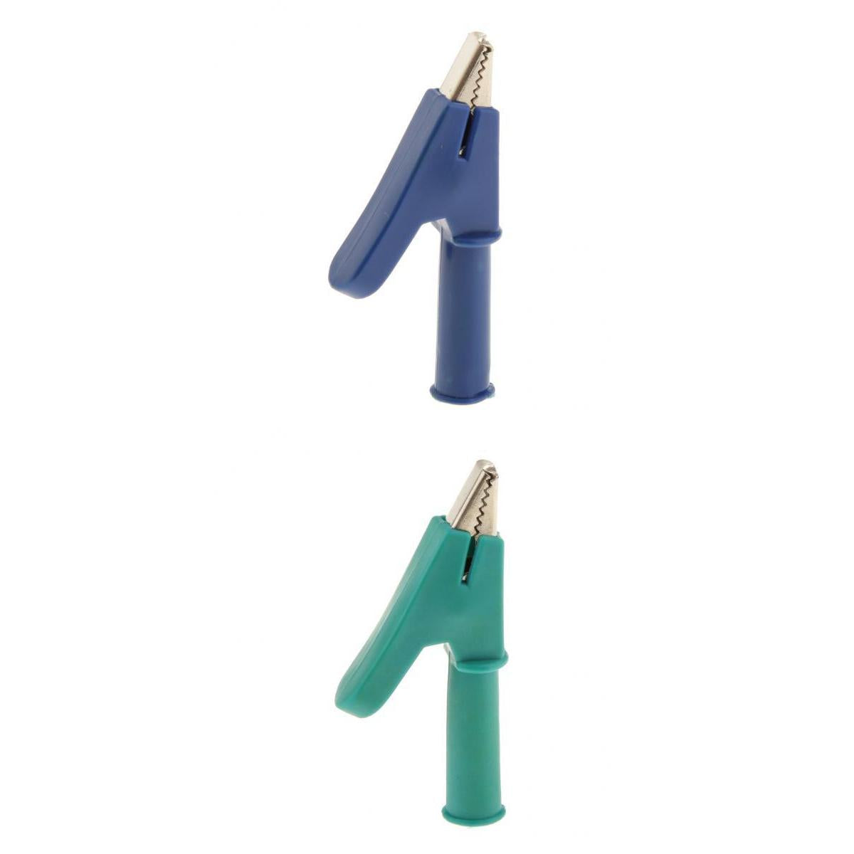 2 Pieces 10mm Mouse Alligator Clip Plug Support Stackable Banana Plug