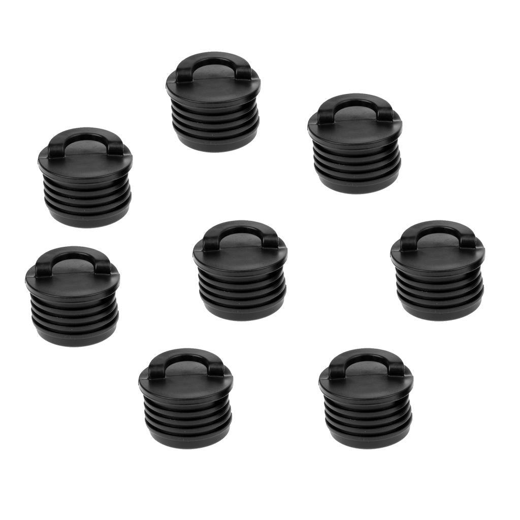 8 Pieces Kayak Canoe Boat Scupper Stopper Bung Drain Holes Plugs Accessories