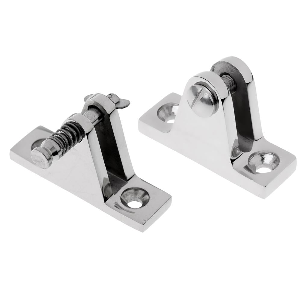 Boat Angled and 90 Degree Deck Hinge Mount Stainless Steel Fitting Hardware