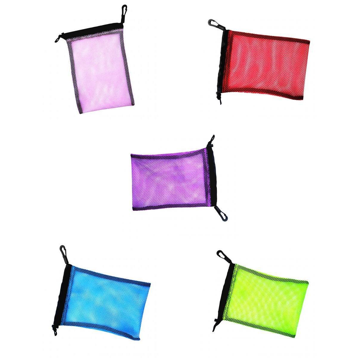 5 Pieces Dive Swimming Drawstring Mesh Bag Storage for Diving Scuba Snorkel
