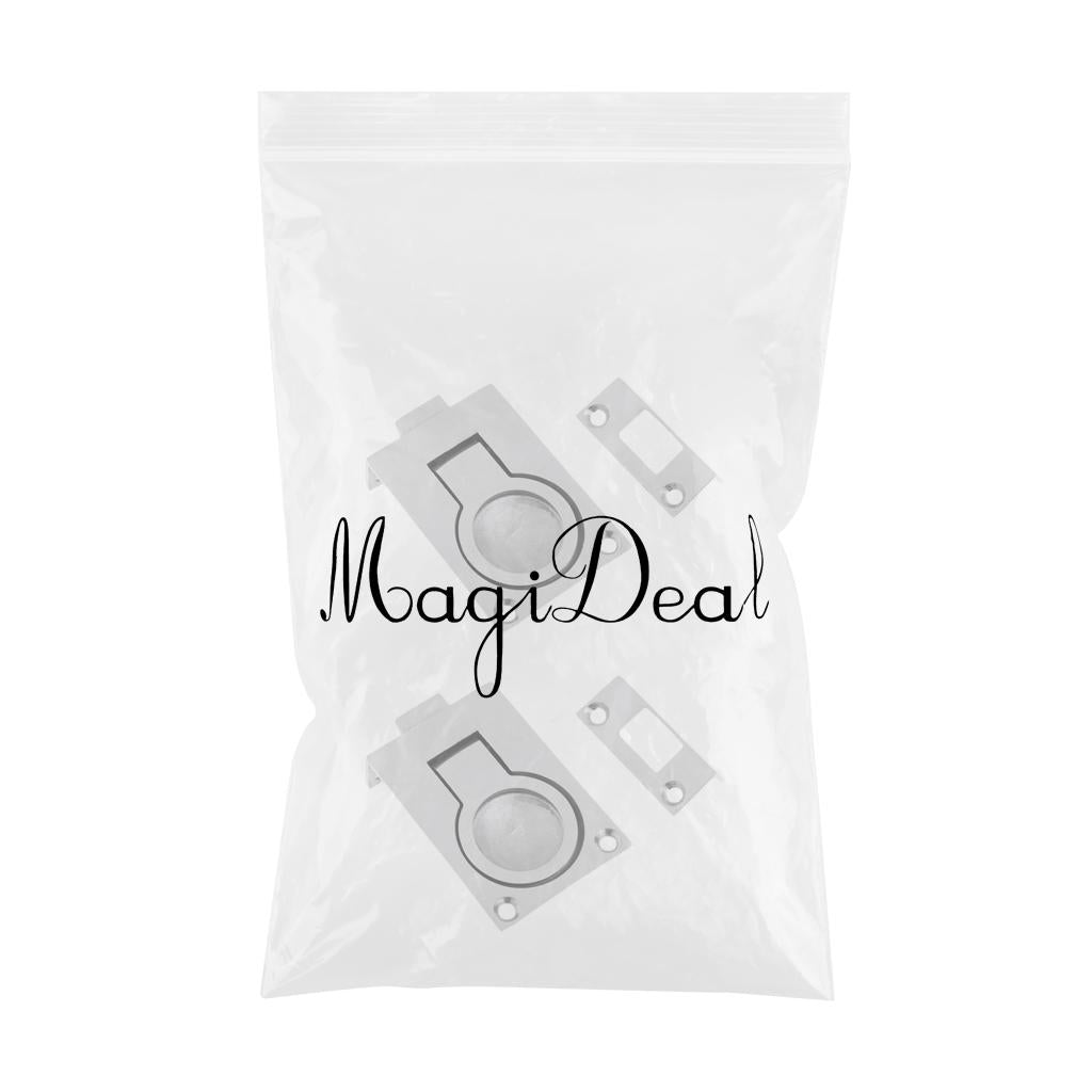 2 Pack Boat Door Hatch Cabinet Lift/Pull Ring Slam Latch 316 Stainless Steel