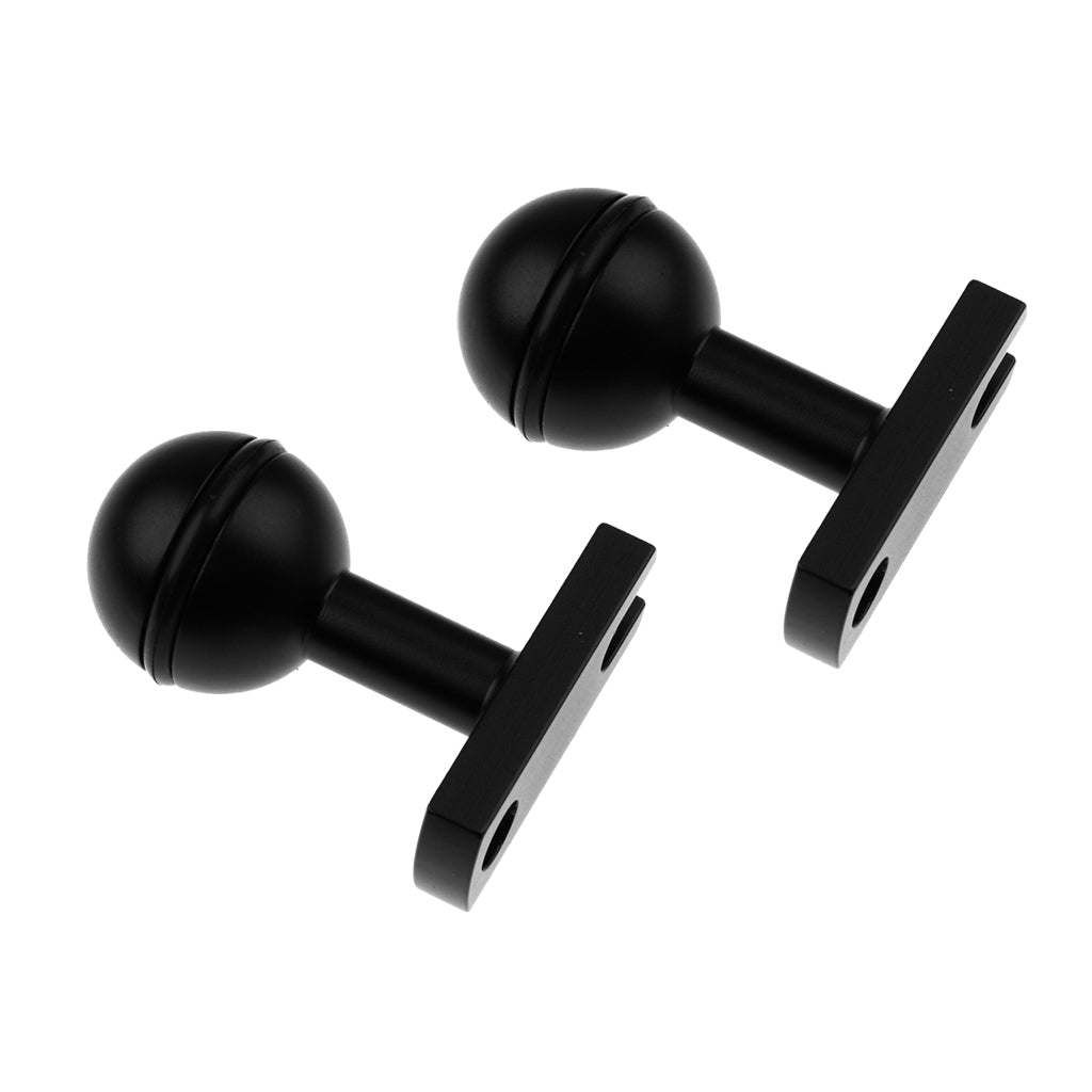 2Pcs Ball Base Adapter For Tray Handle System Underwater Diving Photography