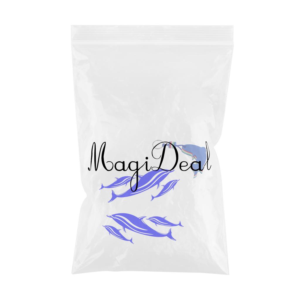 2 Pieces Kayak Dolphin Vinyl Decals Stickers + Floating Key Chain Key Ring