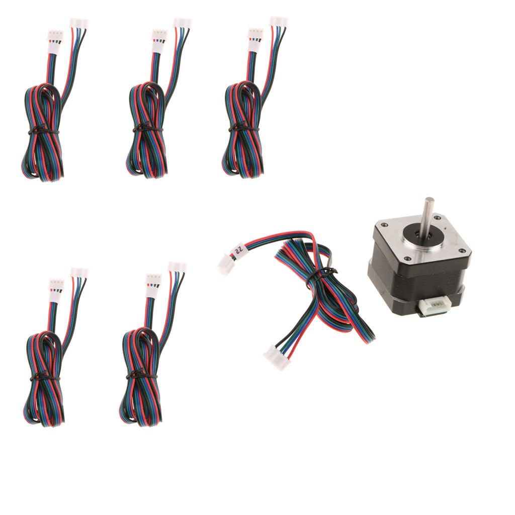 3D Printer Stepper Motor Nema 17 40mm 1.8A 4Lead+Extended Cable Lead Wires