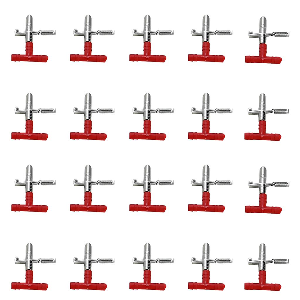 20 piece Nipple Waterer Drinker Automatic Water Rabbit Bunny Hare Pig Feeder