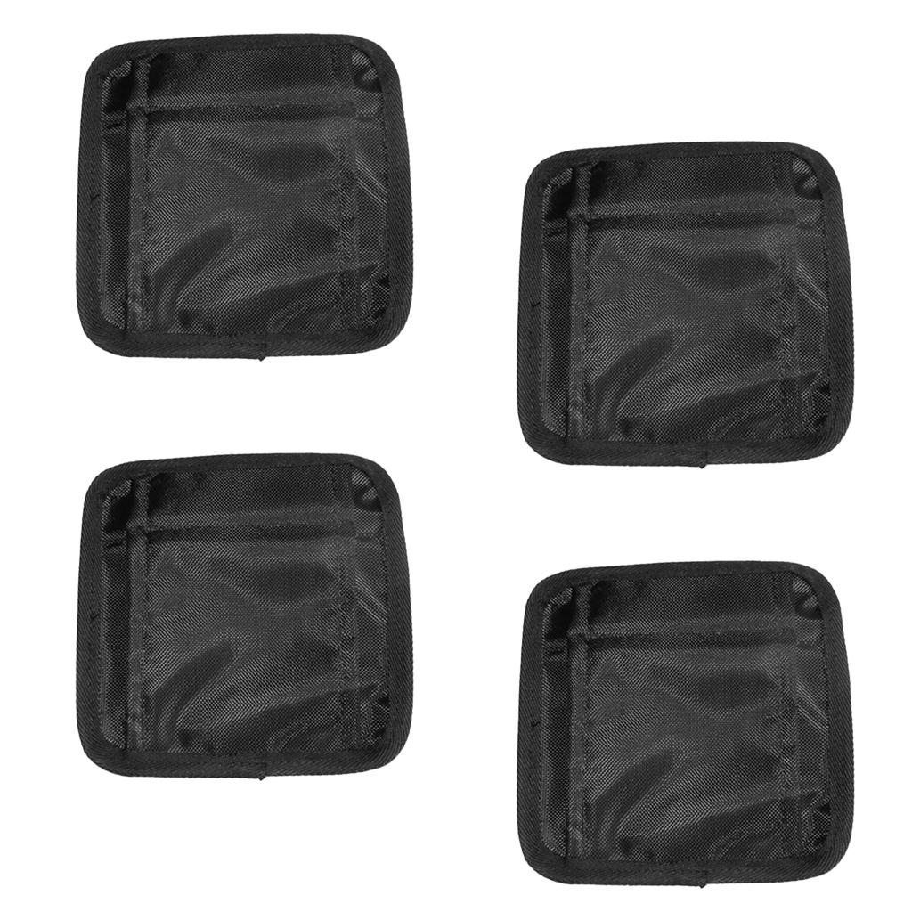 4 Pieces Scuba Diving Snorkeling Spare Weight Belt Pocket Bag Pouch- 20Kg