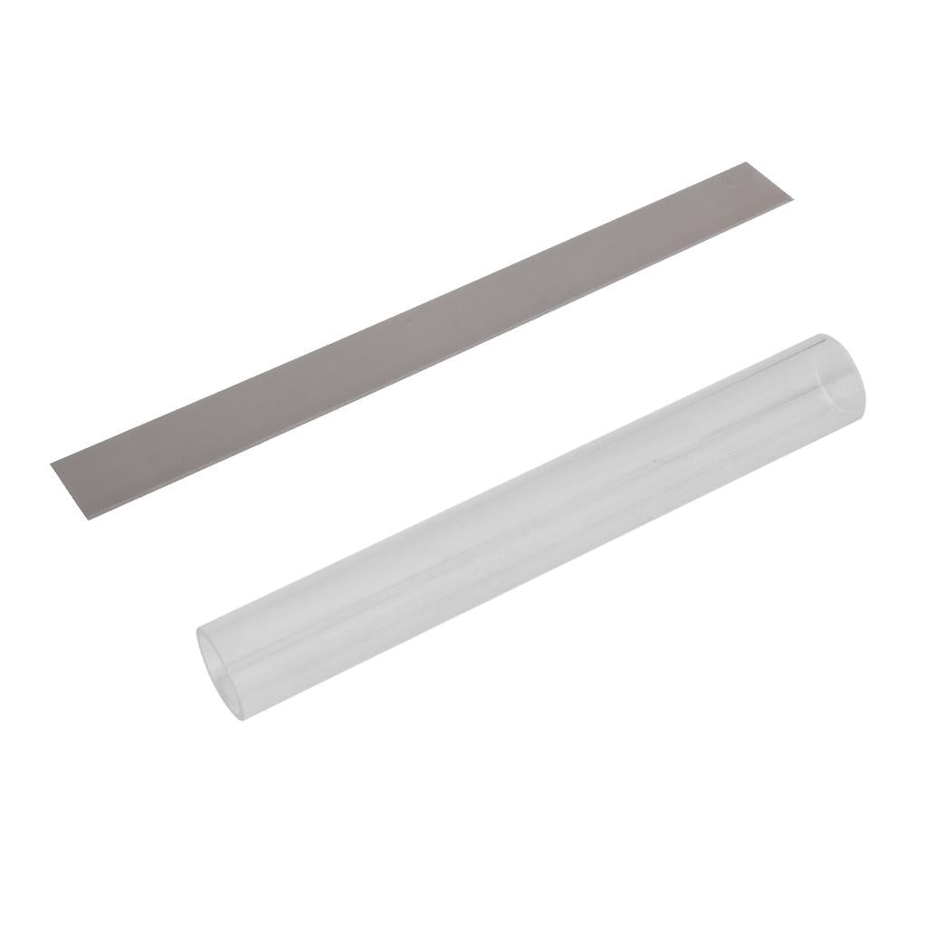 2pcs 8 Stainless Steel Blade&7" Clear Acrylic Roller for Polymer Clay Craft"