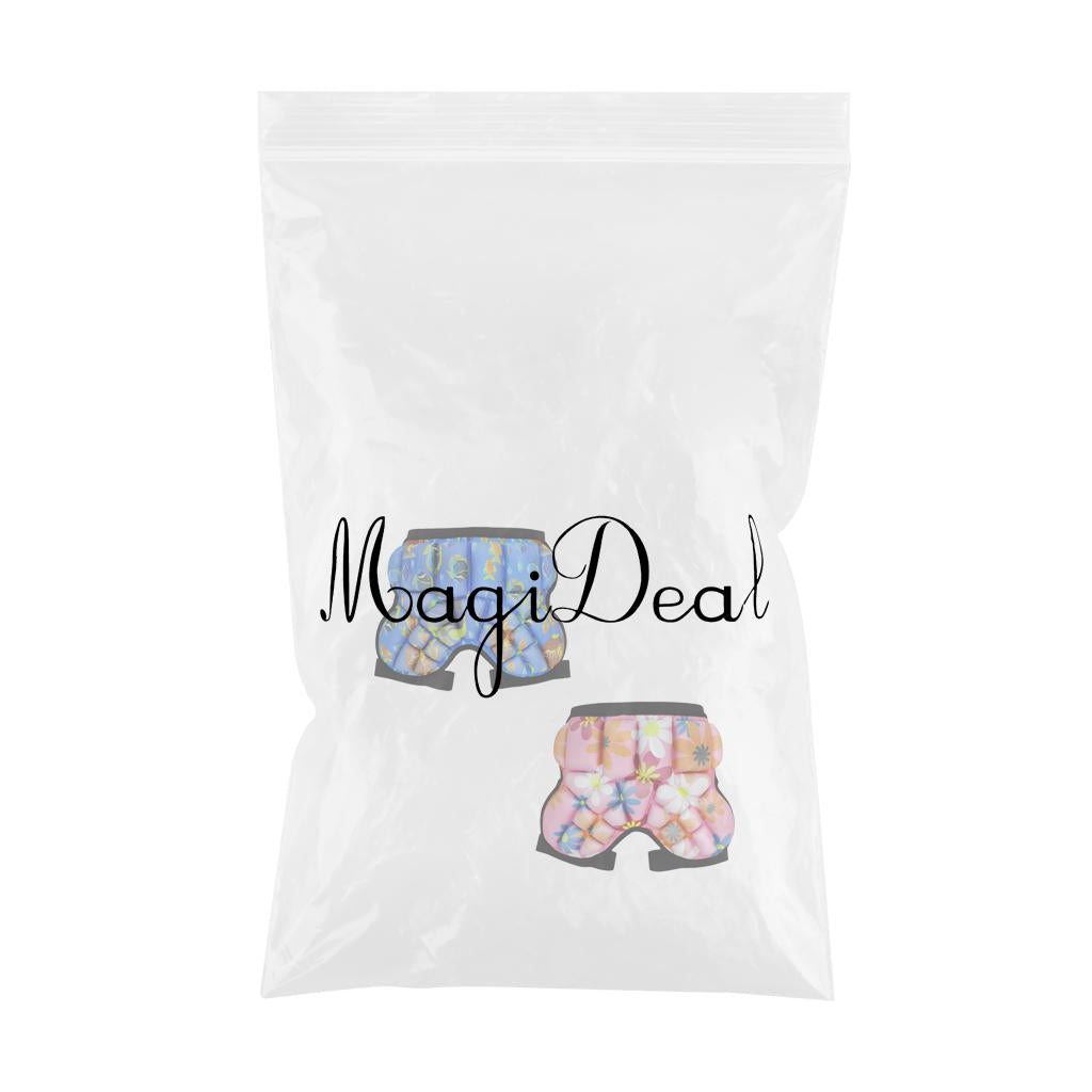 2 Pieces Kids Hip EVA Pad Protective Gear for Skiing Roller Skating