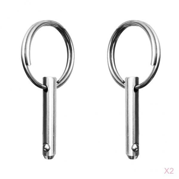 4 Pieces Stainless Steel Boat Bimini Top Deck Hinge Quick Release Ball Pins
