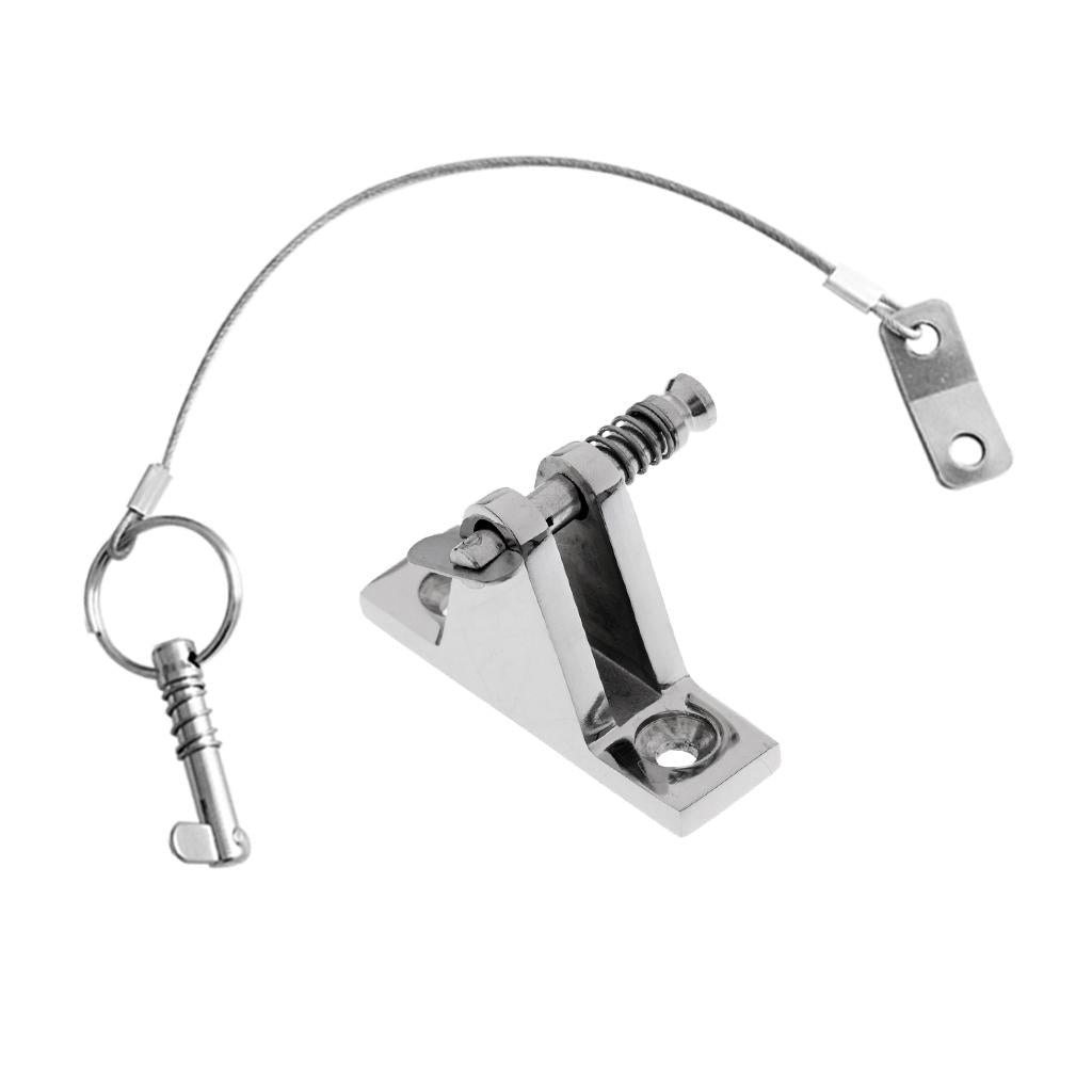 316 Stainless Steel Quick Release Pin Lanyard for Boat Deck Hinge