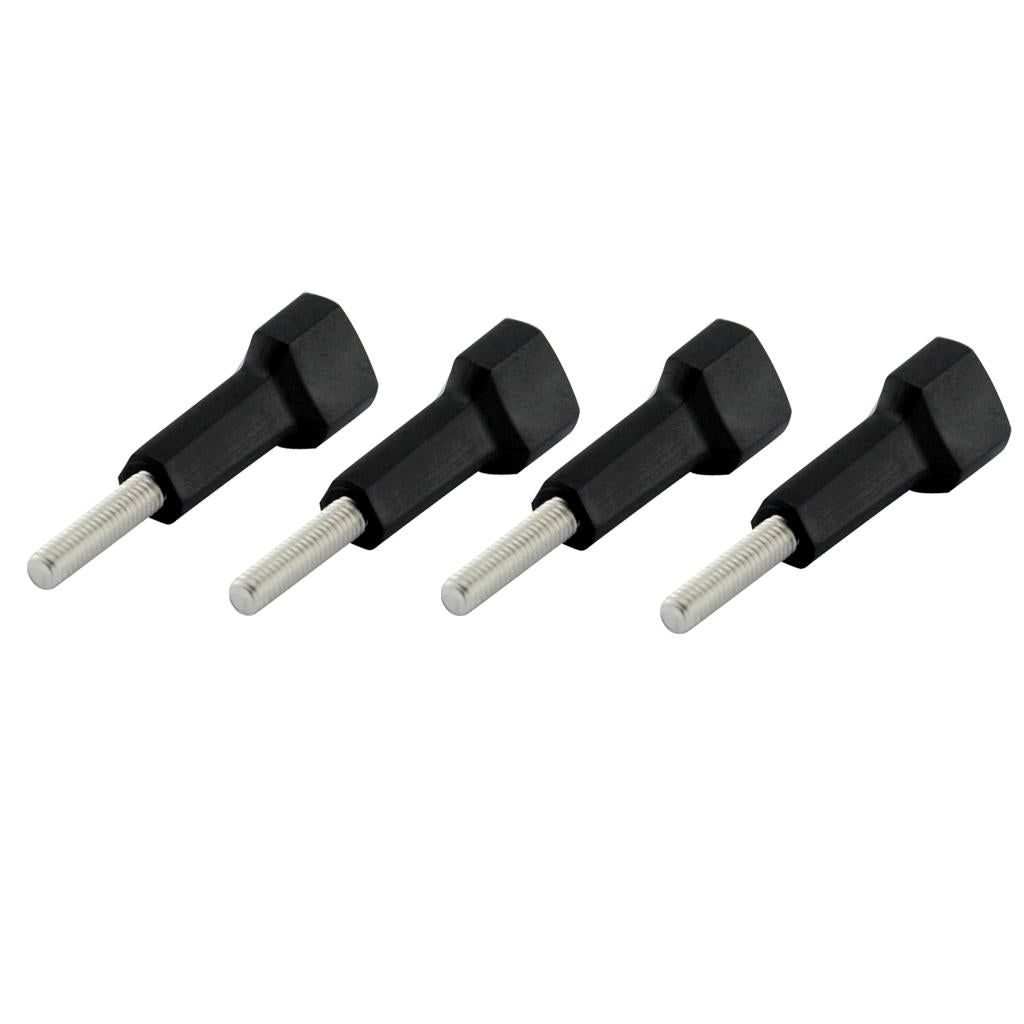 4Pieces Long Thumb Knob Bolt Nut Screws for 2 3 3+ 4 Camera Case