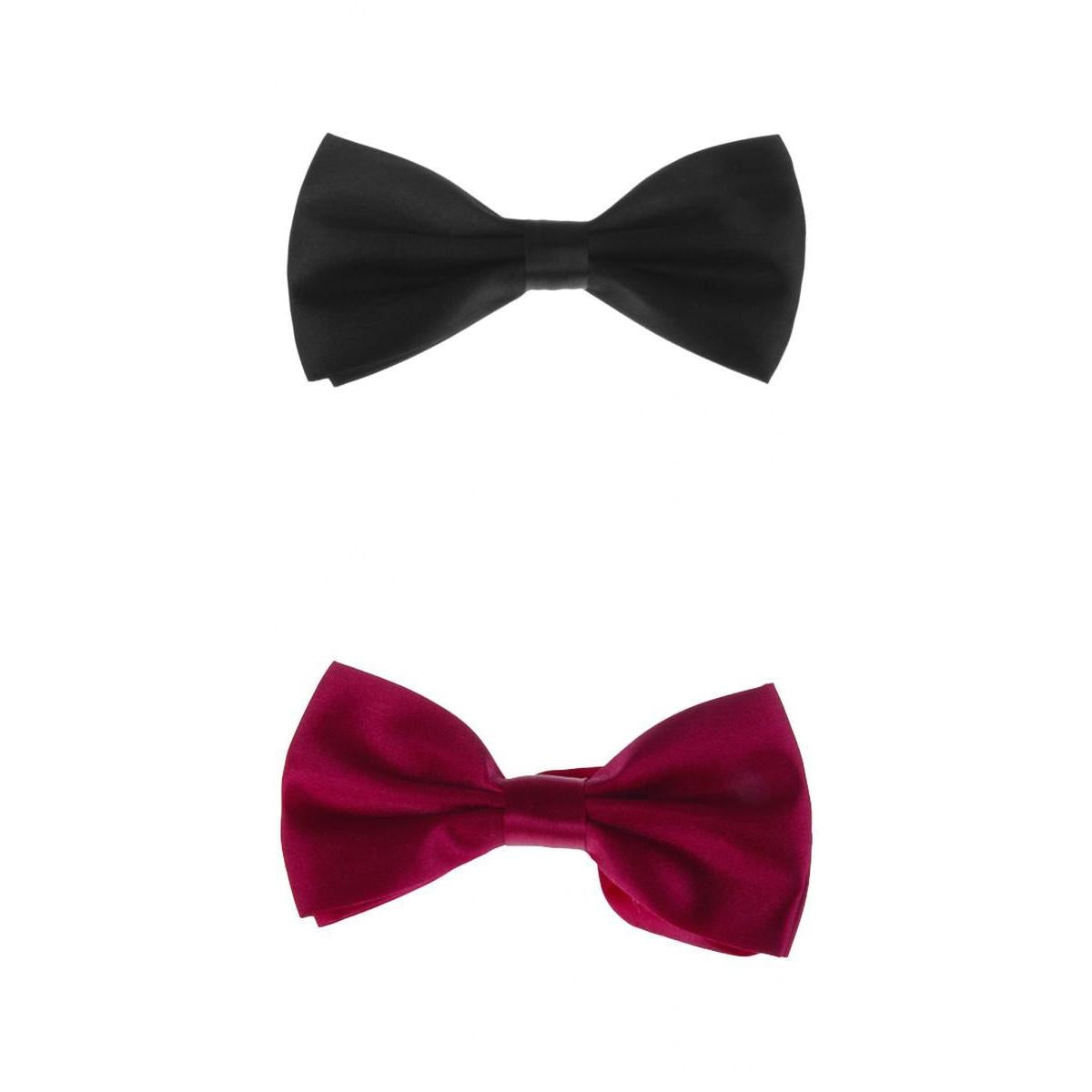 2pcs Gentlemen's Tuxedo Bow Tie Bowtie Necktie for Men J