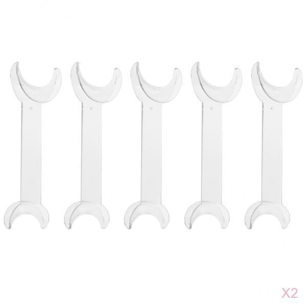 10 Pieces Dental T-Shape Intraoral Cheek Mouth Lip Retractor Opener Small