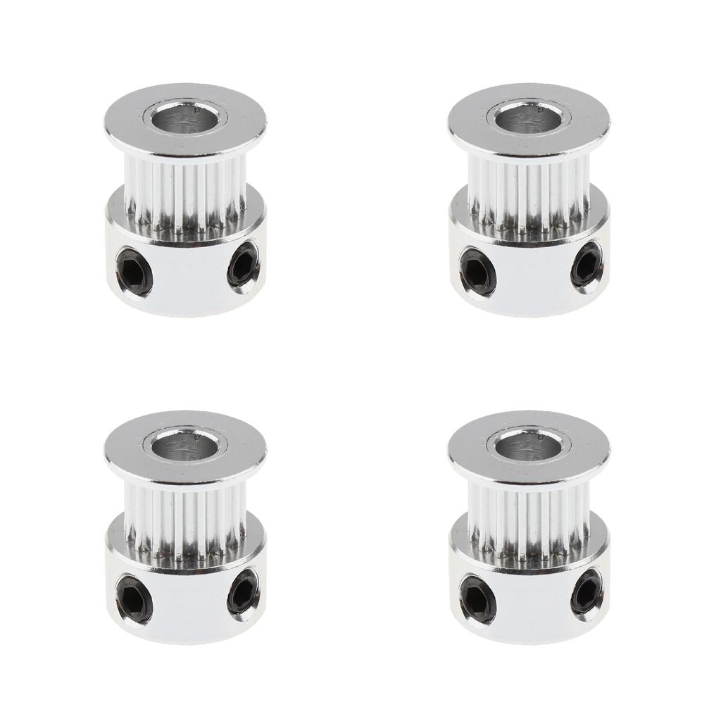 4 Pieces 2GT-16T Timing Pulley Belt Gear Wheel 5mm Bore for 6mm Width Belt