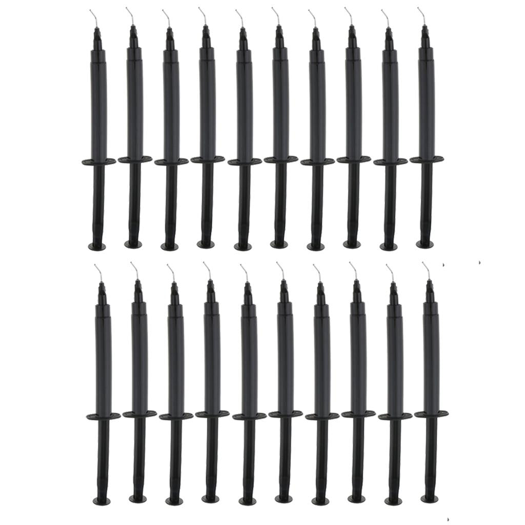 20 Pieces Dental Teeth Whitening Gingival Gum Dam Barrier Syringes Protector