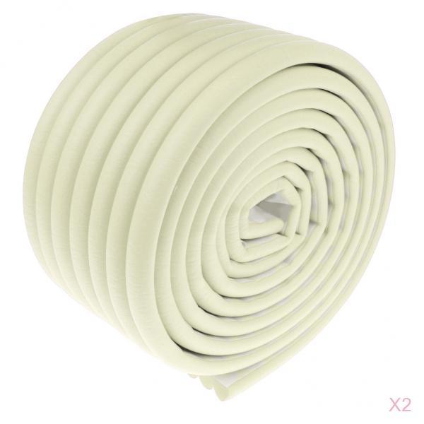 2m Baby Safety Table Desk Edge Corner Guard Cushion White Protective Strip