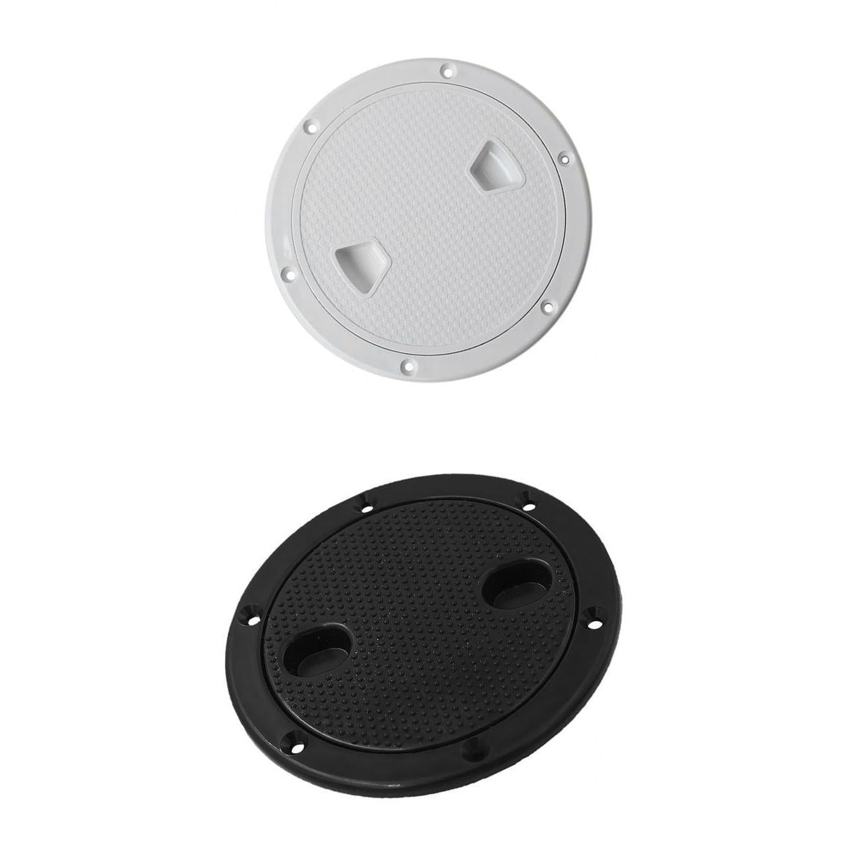 2pcs Marine Boat RV 6 inch Access Hatch Cover Twist Screw Out Deck Plate