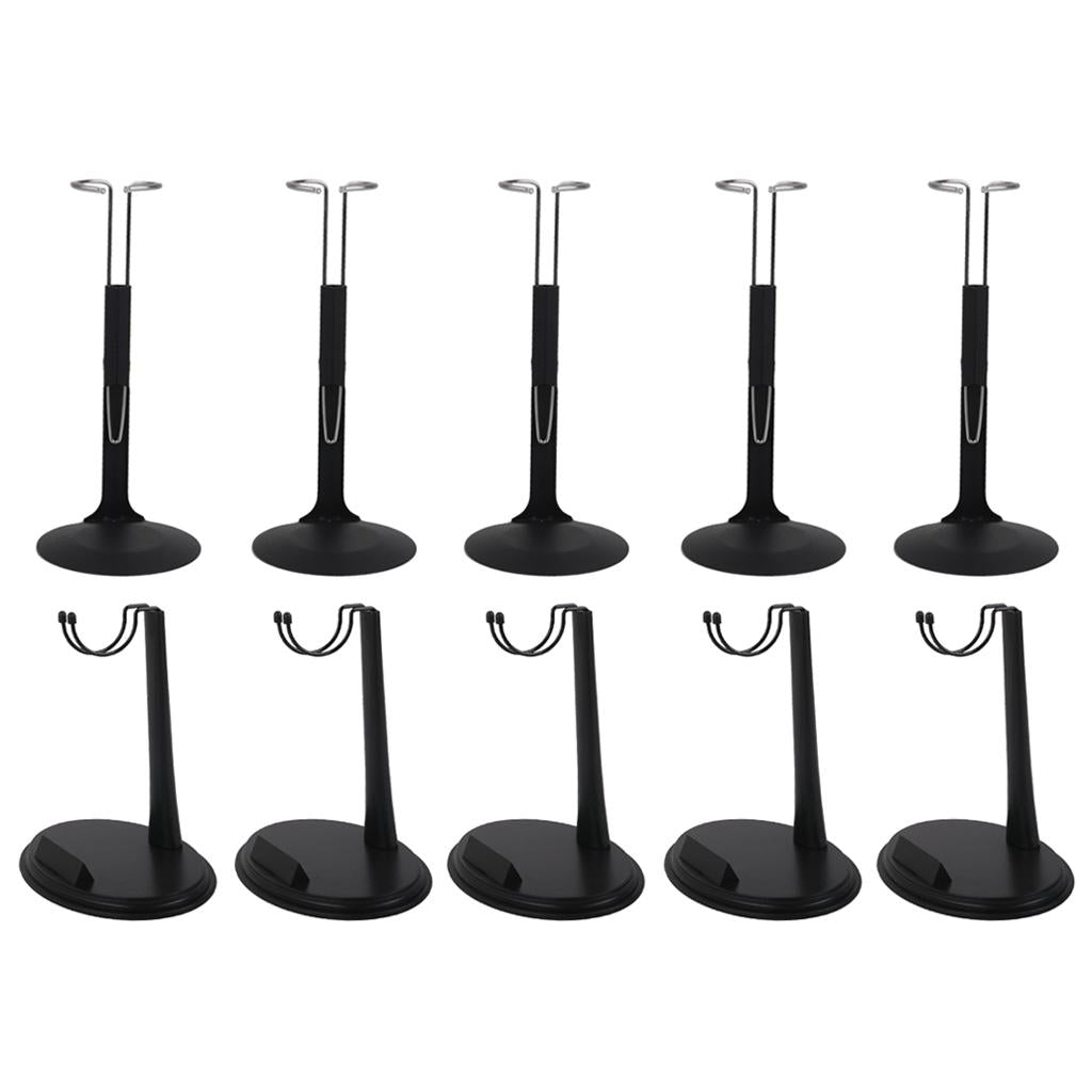 10 Pieces Doll Display Stand Holder for Hot Toys 1:6 12in Figures Dolls