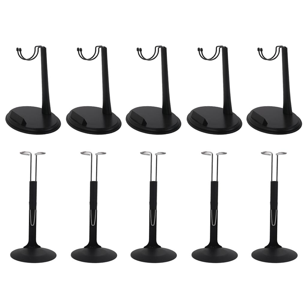 10 Pieces Doll Display Stand Holder for Hot Toys 1:6 12in Figures Dolls