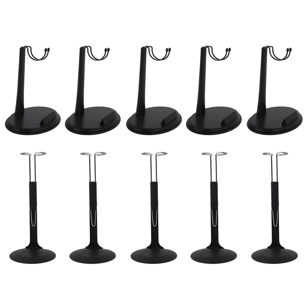 10 Pieces Doll Display Stand Holder for Hot Toys 1:6 12in Figures Dolls