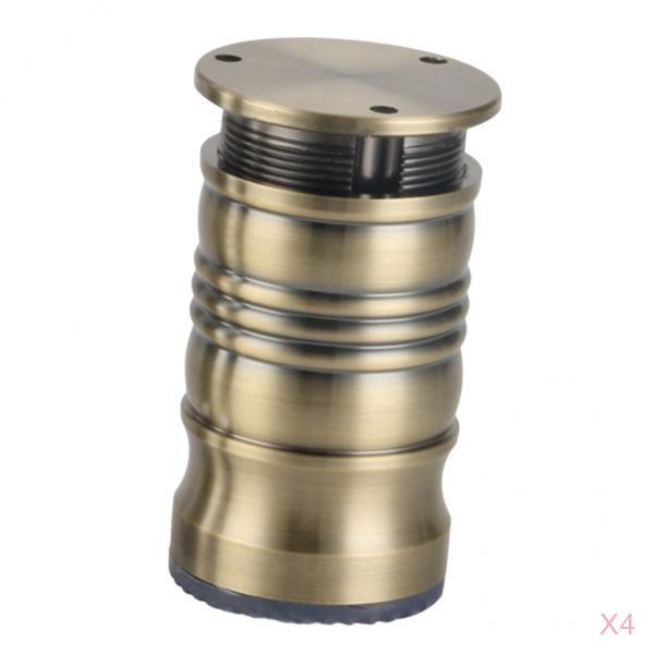 Aluminum Sofa Leg Anti Damp Furniture Feet Plinth for Couch Chair Cabinet 8cm Green Copper